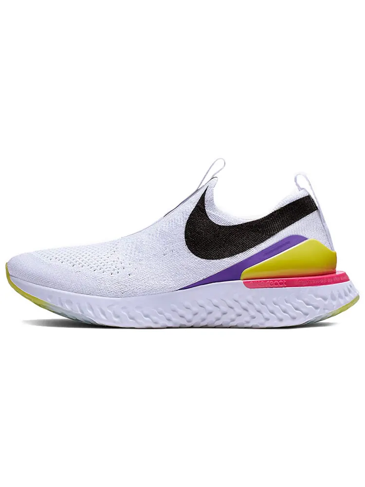 Кроссовки Nike Epic Phantom React Flyknit — изображение 1 из 5, белый/черный