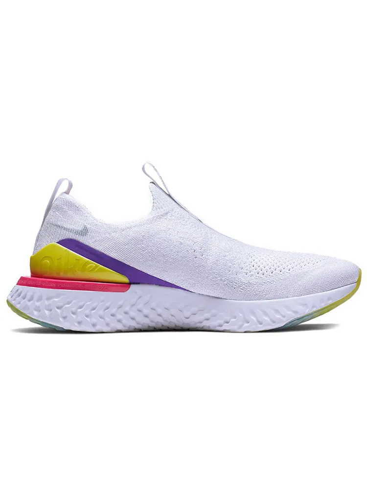 Кроссовки Nike Epic Phantom React Flyknit — изображение 2 из 5, белый/черный