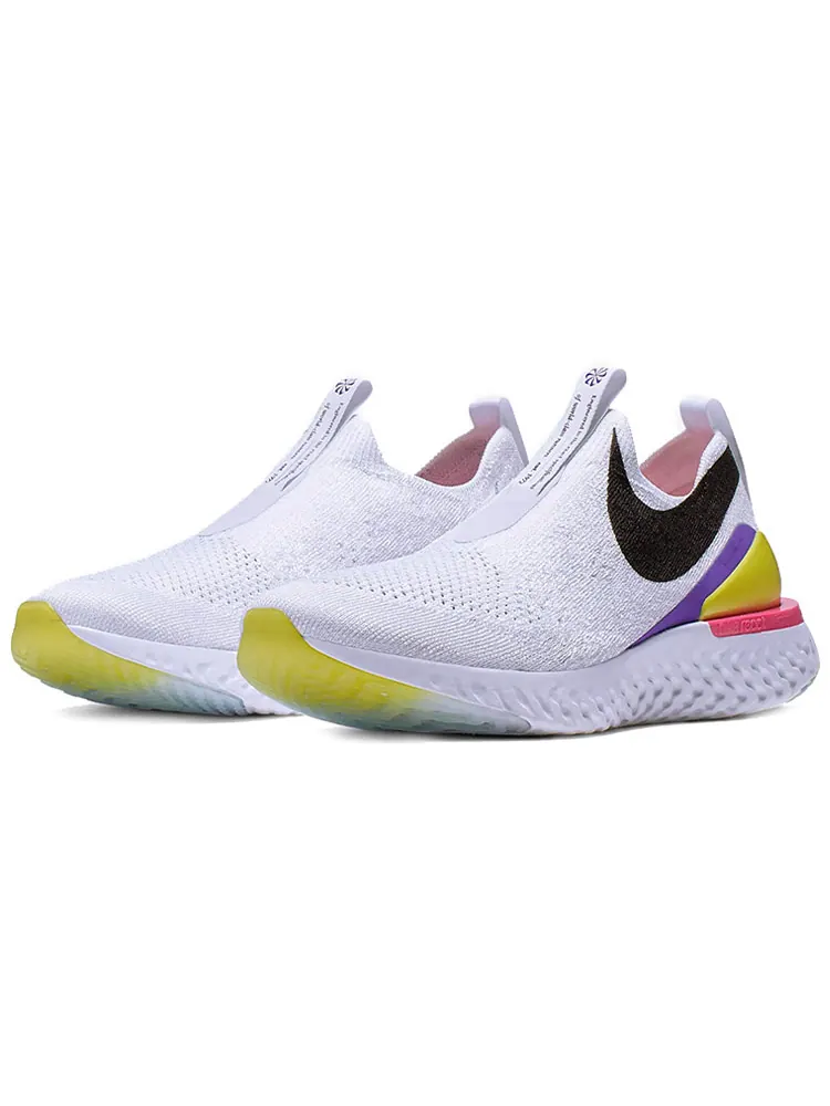 Кроссовки Nike Epic Phantom React Flyknit — изображение 3 из 5, белый/черный