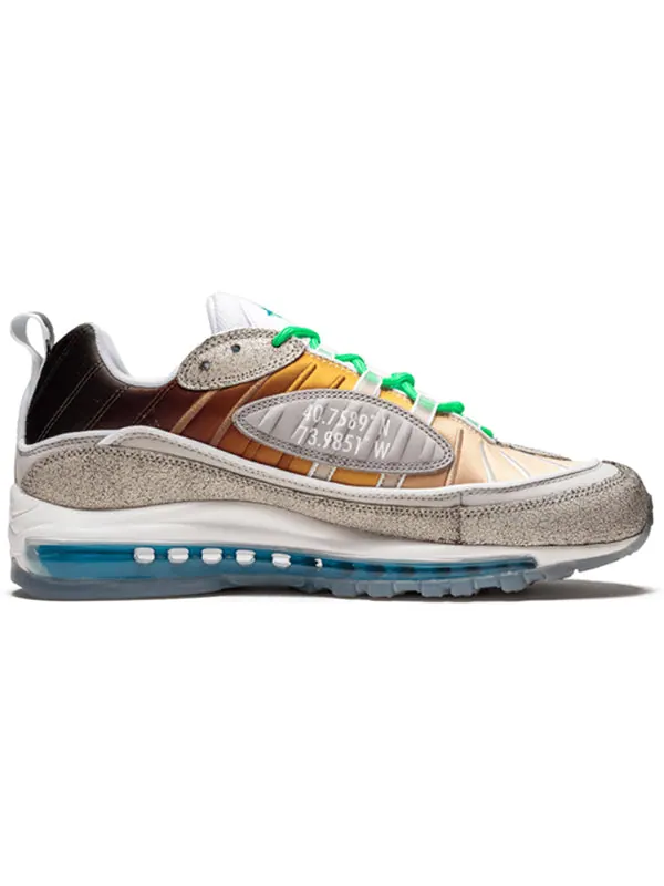 Кроссовки air max 98 'on air: nyc la mezcla' Nike — изображение 2 из 4, белый/коричневый/синий