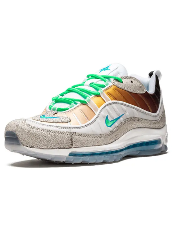 Кроссовки air max 98 'on air: nyc la mezcla' Nike — изображение 3 из 4, белый/коричневый/синий