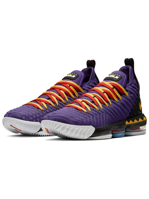 Кроссовки Nike LeBron 16 'Martin' — изображение 2 из 4, фиолетовый