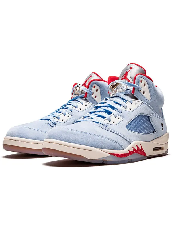 Кроссовки трофейная комната x 5 ретро Air Jordan — изображение 2 из 4, синий/красный