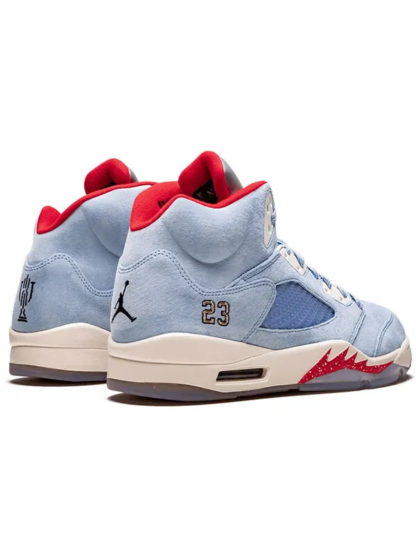 Кроссовки трофейная комната x 5 ретро Air Jordan — изображение 3 из 4, синий/красный