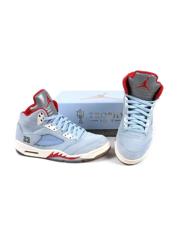 Кроссовки трофейная комната x 5 ретро Air Jordan — изображение 4 из 4, синий/красный