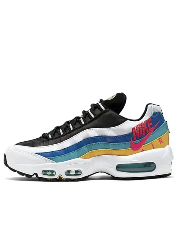 Кроссовки air max 95 premium 'windbreaker white red orbit'' Nike — изображение 1 из 4, белый/красный-золотистый