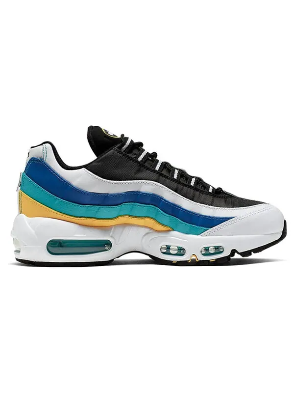 Кроссовки air max 95 premium 'windbreaker white red orbit'' Nike — изображение 2 из 4, белый/красный-золотистый