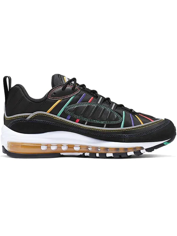 Кроссовки air max 98 премиум Nike — изображение 2 из 4, черный