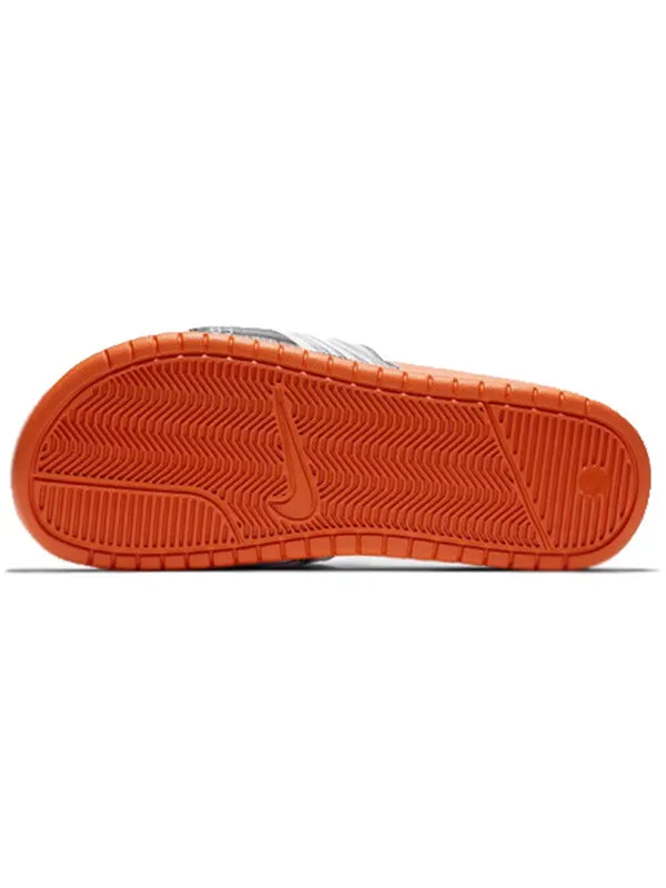 Тапочки benassi jdi print 'team orange' Nike — изображение 4 из 4, черный/белый/красный