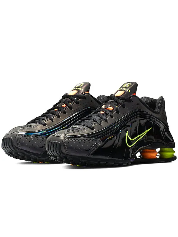 Кроссовки Shox R4 Nike — изображение 3 из 4, черный//оранжевый