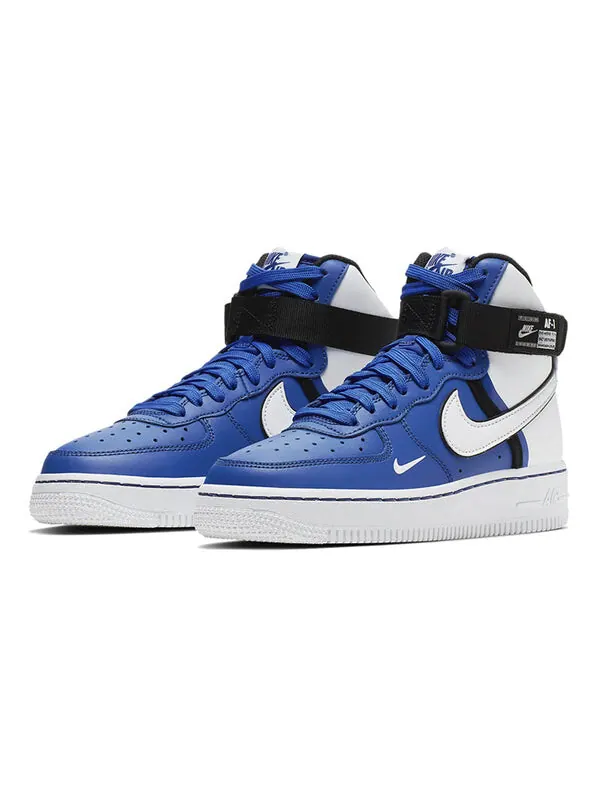 Кроссовки air force 1 высокие lv8 2 Nike — изображение 3 из 4, синий/белый