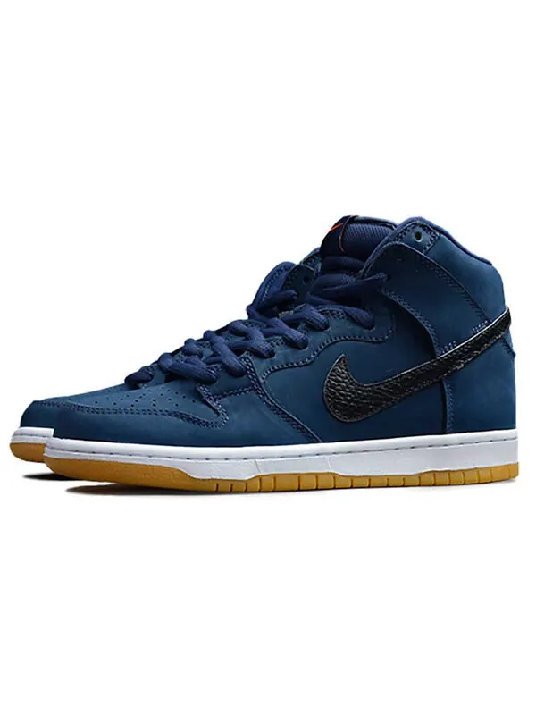 Кроссовки dunk high pro iso sb Nike — изображение 3 из 4, синий/черный