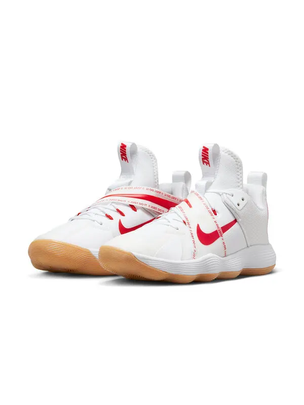 Кроссовки React Hyperset красные Nike — изображение 3 из 4, белый/красный