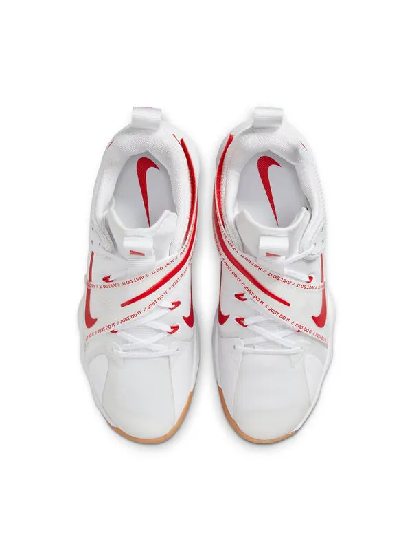 Кроссовки React Hyperset красные Nike — изображение 4 из 4, белый/красный