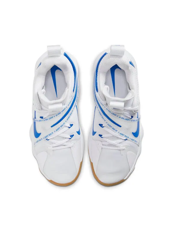 Кроссовки React Hyperset Nike — изображение 4 из 4, белый/синий