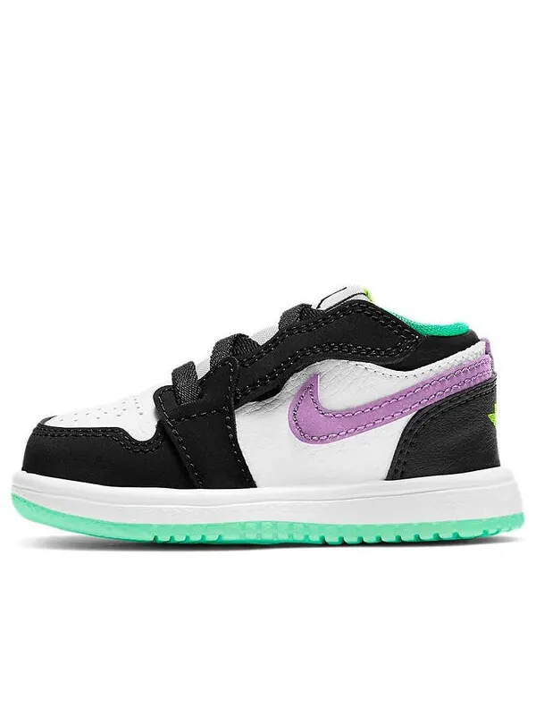 Кроссовки 1 низкие alt Air Jordan — изображение 1 из 3, черный/белый/фиолетовый