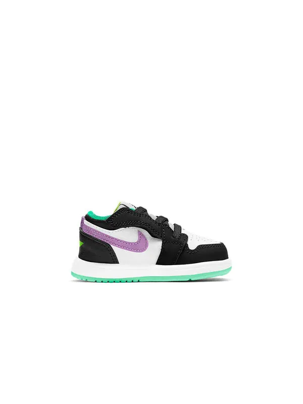 Кроссовки 1 низкие alt Air Jordan — изображение 2 из 3, черный/белый/фиолетовый
