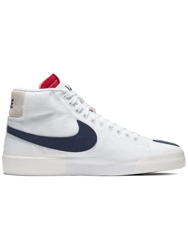 Кроссовки blazer mid sb edge 'hack pack white' Nike — изображение 3 из 4, белый/темно-синий