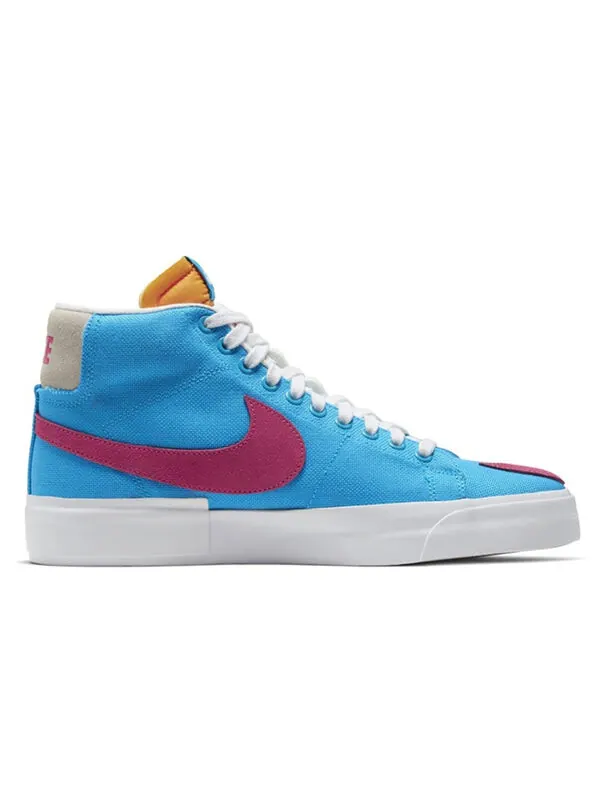 Кроссовки blazer mid sb edge 'hack pack blue' Nike — изображение 2 из 4, синий/белый