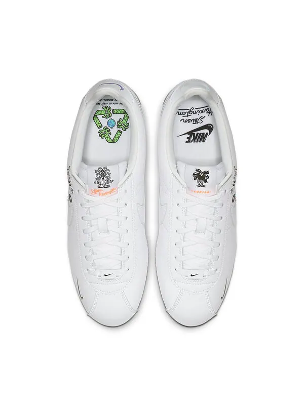 Кроссовки steve harrington x cortez flyleather qs Nike — изображение 4 из 4, белый