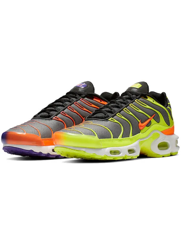 Кроссовки air max plus Nike — изображение 2 из 4, черный/оранжевый-белый
