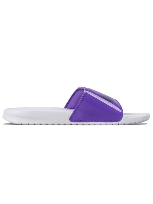 Тапочки benassi jdi print slide 'purple' Nike — изображение 2 из 4, фиолетовый/белый