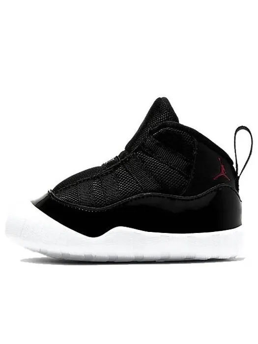 Кроссовки 11 пинетки для кроватки Air Jordan — изображение 1 из 4, черный/красный-белый