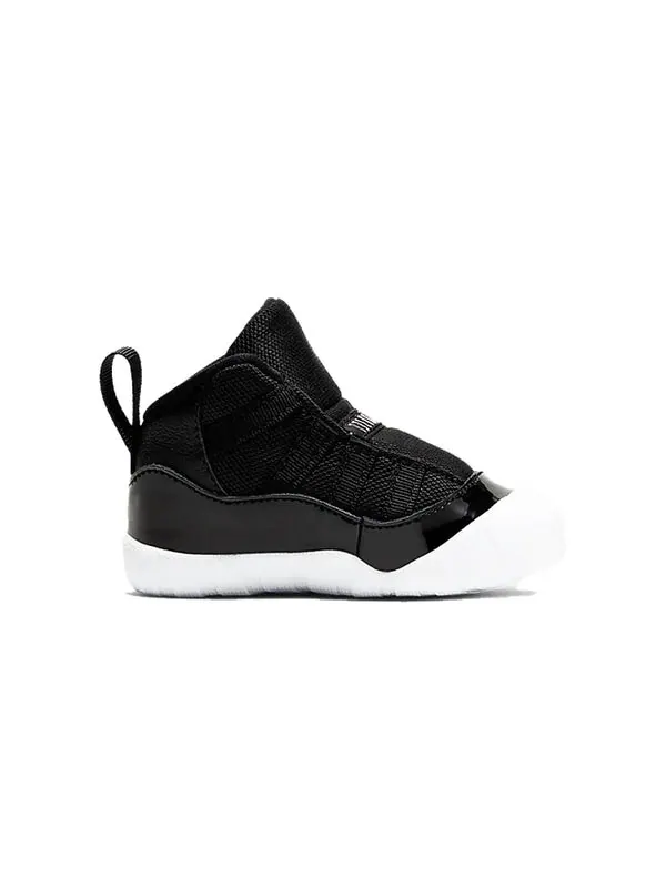 Кроссовки 11 пинетки для кроватки Air Jordan — изображение 2 из 4, черный/красный-белый