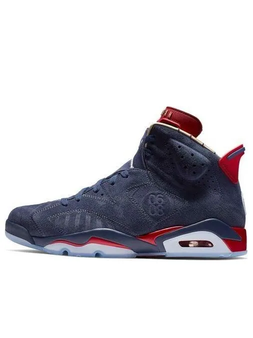 Кроссовки 6 ретро Air Jordan — изображение 1 из 4, синий