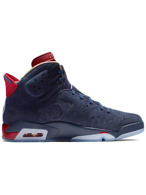 Кроссовки 6 ретро Air Jordan — изображение 2 из 4, синий