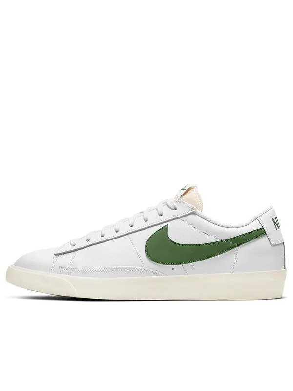 Кроссовки блейзер низкий Nike — изображение 1 из 3, белый/зеленый