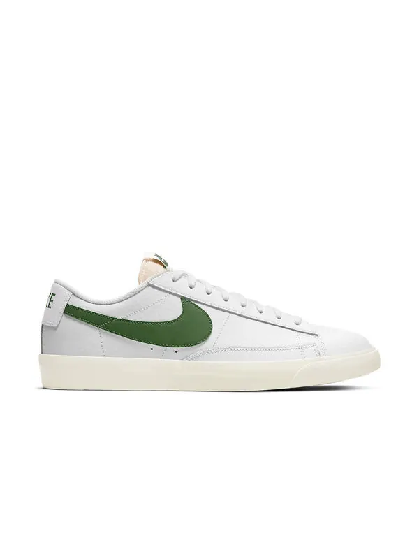 Кроссовки блейзер низкий Nike — изображение 2 из 3, белый/зеленый