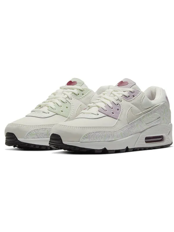 Кроссовки air max 90 se 'valentine's day' Nike — изображение 3 из 4, белый/розовый
