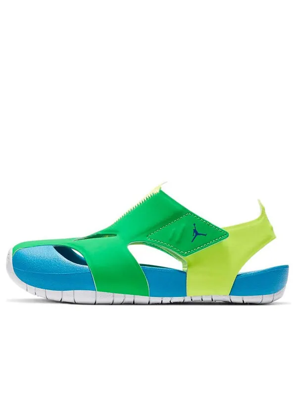 Сандалии flare casual colorblock green blue yellow sandals 'green blue yellow' Air Jordan — изображение 1 из 4