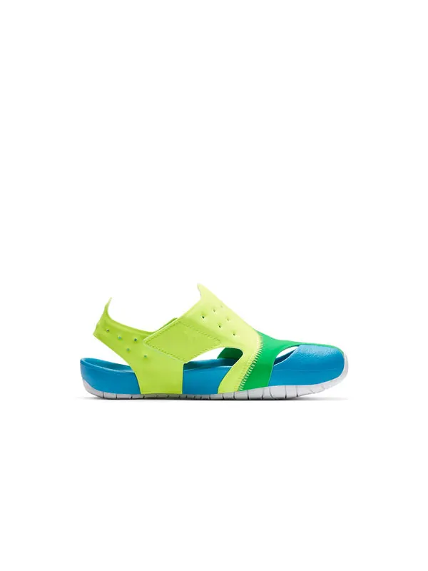 Сандалии flare casual colorblock green blue yellow sandals 'green blue yellow' Air Jordan — изображение 2 из 4
