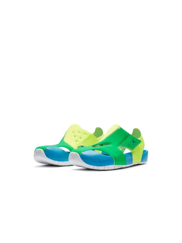 Сандалии flare casual colorblock green blue yellow sandals 'green blue yellow' Air Jordan — изображение 3 из 4