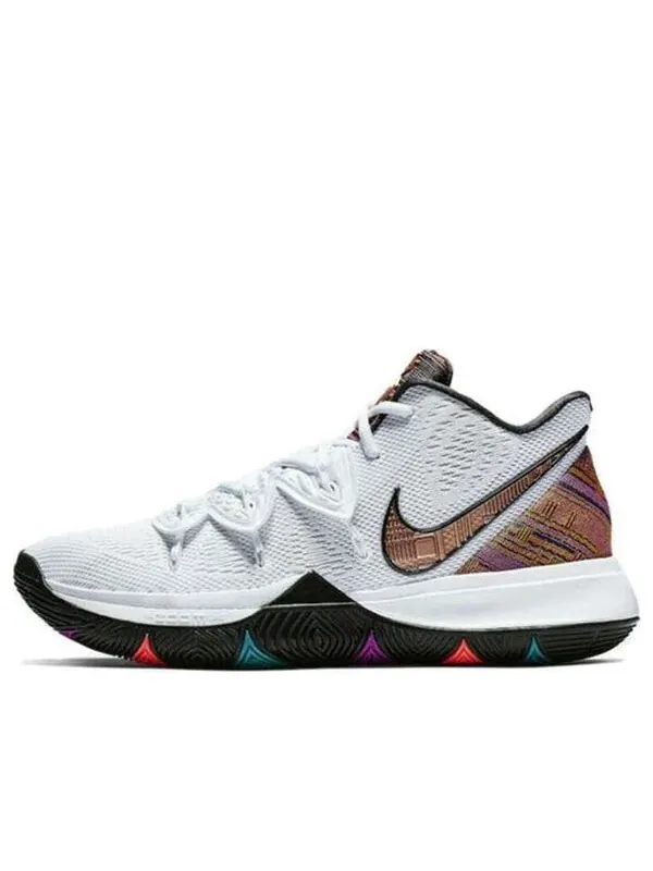 Кроссовки kyrie 5 Nike — изображение 1 из 4, белый коричневый