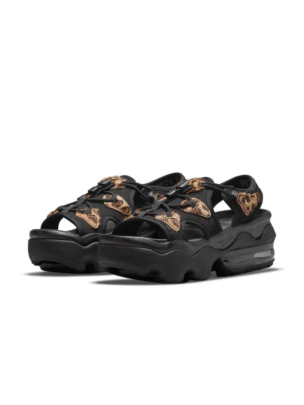 Тапочки air max koko sandals леопардовые Nike — изображение 3 из 4, черный
