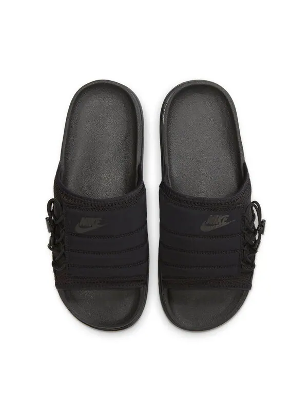 Тапочки asuna slide 'triple black' Nike — изображение 3 из 4, черный