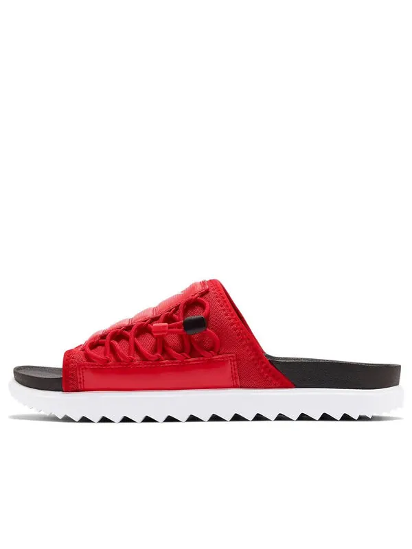 Тапочки asuna slide minimalistic shoe black red Nike — изображение 1 из 4, черный/красный