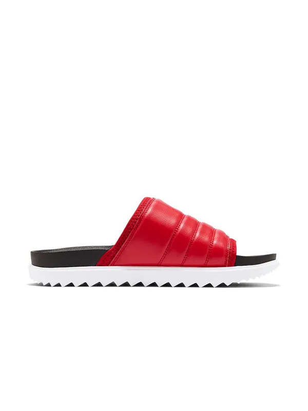 Тапочки asuna slide minimalistic shoe black red Nike — изображение 2 из 4, черный/красный