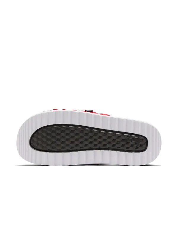 Тапочки asuna slide minimalistic shoe black red Nike — изображение 4 из 4, черный/красный