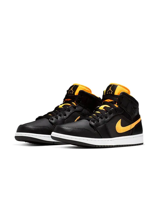 Кроссовки 1 средний размер Air Jordan — изображение 3 из 4, черный/золотистый/белый