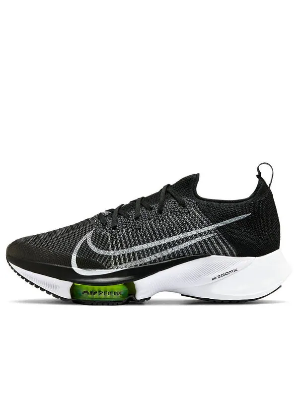 Кроссовки air zoom tempo next% flyknit Nike — изображение 1 из 4, черный/белый