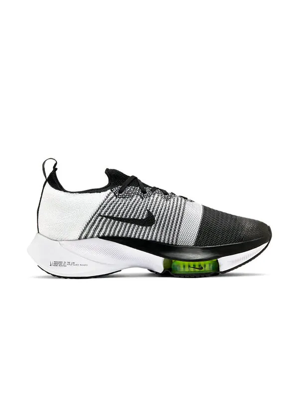 Кроссовки air zoom tempo next% flyknit Nike — изображение 2 из 4, черный/белый