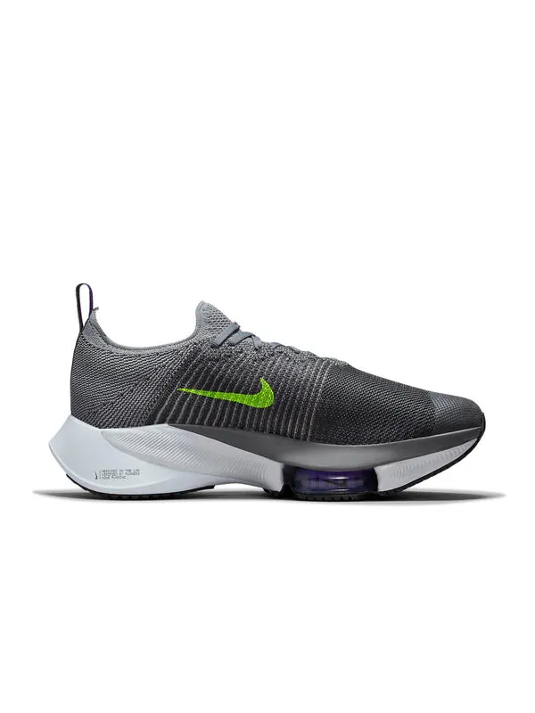 Кроссовки air zoom tempo next% flyknit Nike — изображение 2 из 4, серый/зеленый