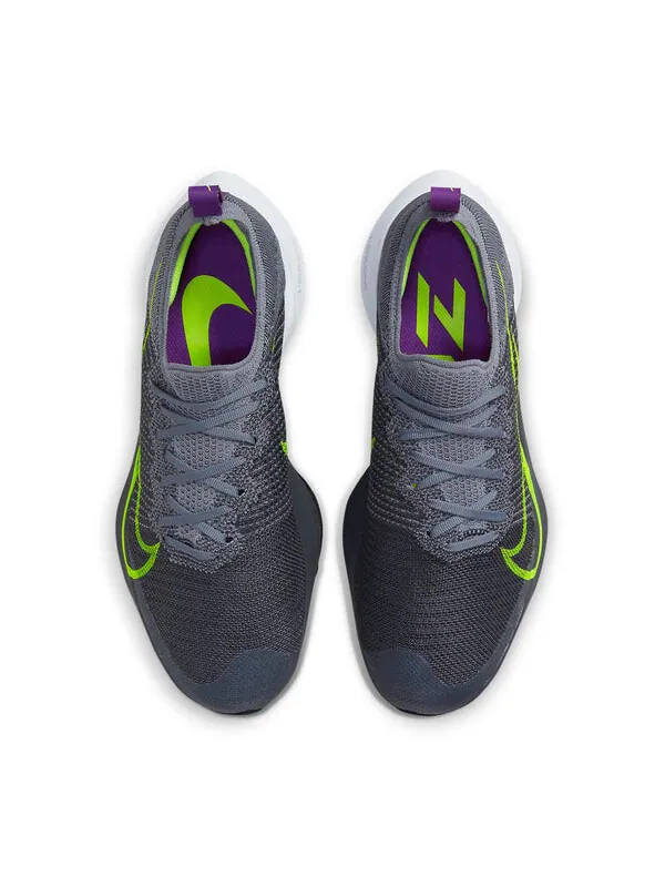 Кроссовки air zoom tempo next% flyknit Nike — изображение 4 из 4, серый/зеленый