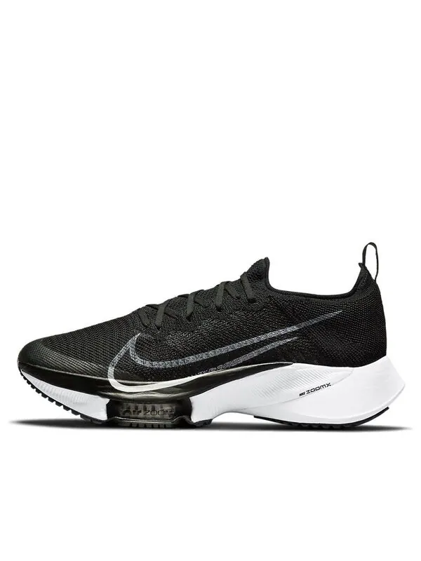 Кроссовки air zoom tempo next% flyknit 'black white' Nike — изображение 1 из 4, черный/белый//платиновый