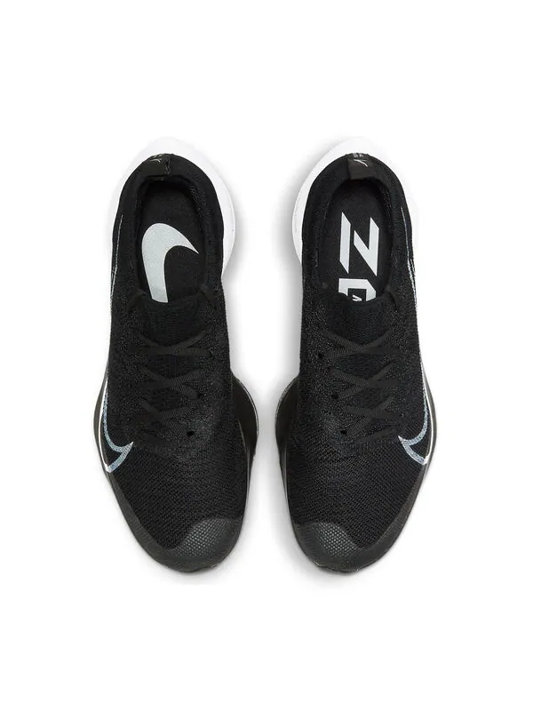 Кроссовки air zoom tempo next% flyknit 'black white' Nike — изображение 4 из 4, черный/белый//платиновый