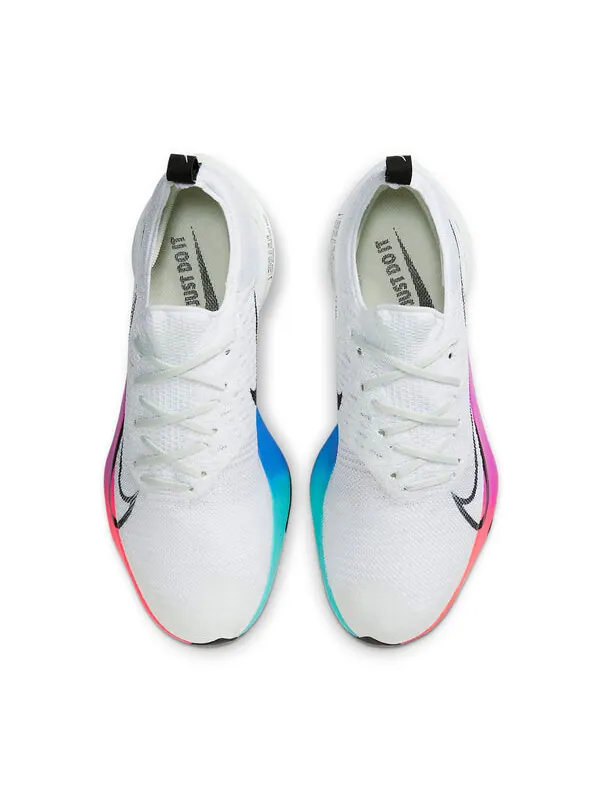Кроссовки air zoom tempo next% flyknit Nike — изображение 4 из 4, белый/черный/фиолетовый